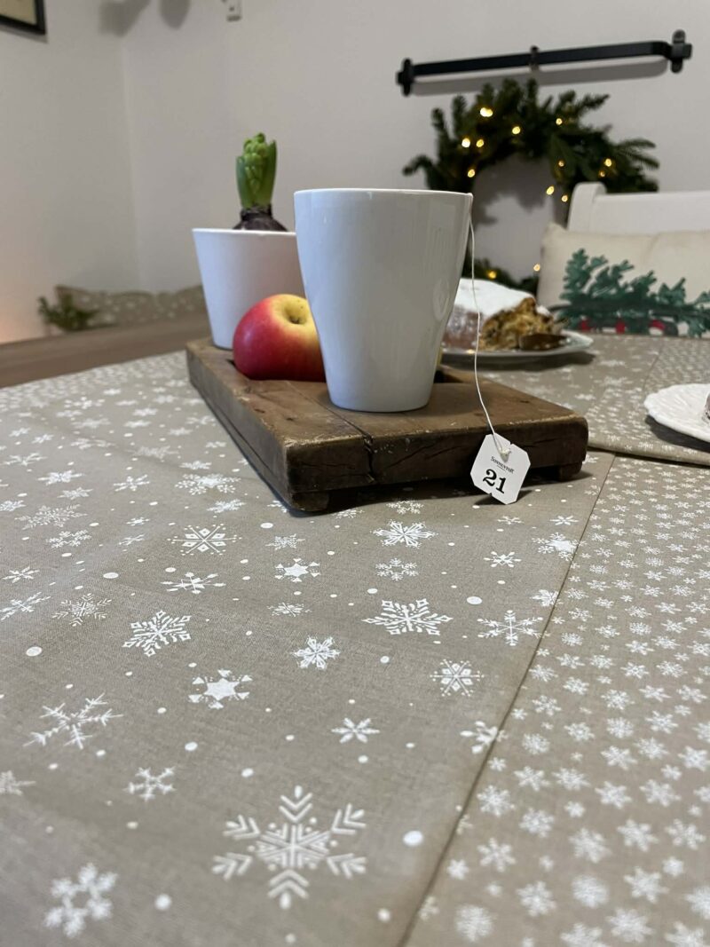 Vánoční běhoun, sada „Vločky“
