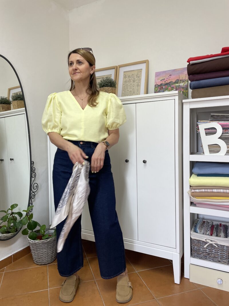 Dámská, lněná halenka Eliška.